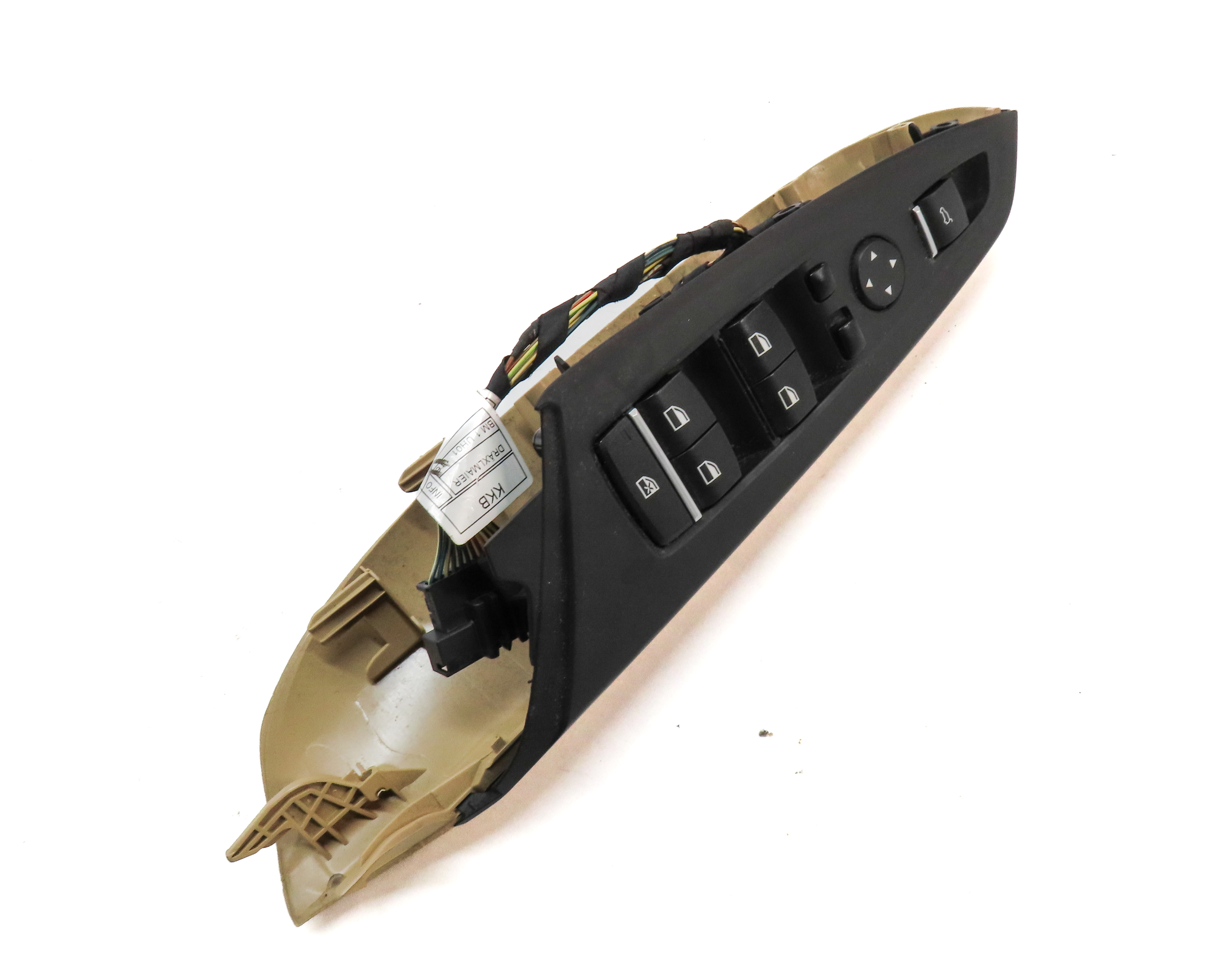2015 BMW X3 (F25) LEFT DRIVER DOOR MASTER POWER WINDOW SWITCH BUTTON (BEIGE) — exact item pictured